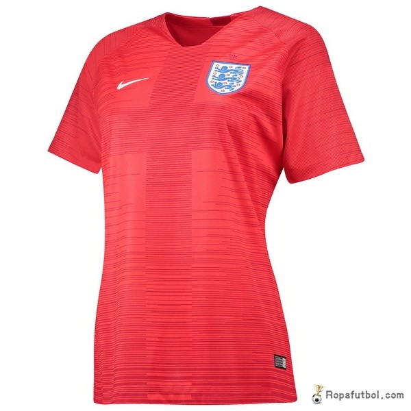 Camiseta Inglaterra Replica Segunda Ropa Mujer 2018 Rojo